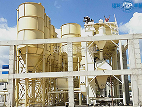 幹粉砂漿（jiāng）設備配（pèi）料係統基本流程