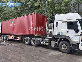 秘魯全自動幹粉砂（shā）漿設備已發貨（huò）