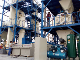 幹粉砂漿設備在使用過程（chéng）中（zhōng）要（yào）注意什（shí）麽