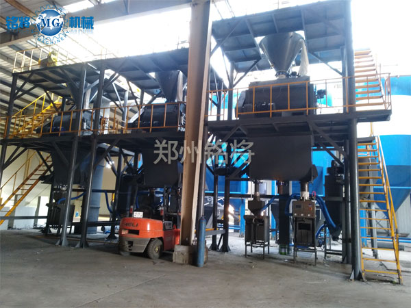 年產20萬噸幹粉砂漿生產線案（àn）例（lì）分享，吉林雙贏塗料有限公司（sī）