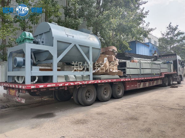 浙江台州幹粉砂（shā）漿（jiāng）膩子粉生產線已發貨（huò）