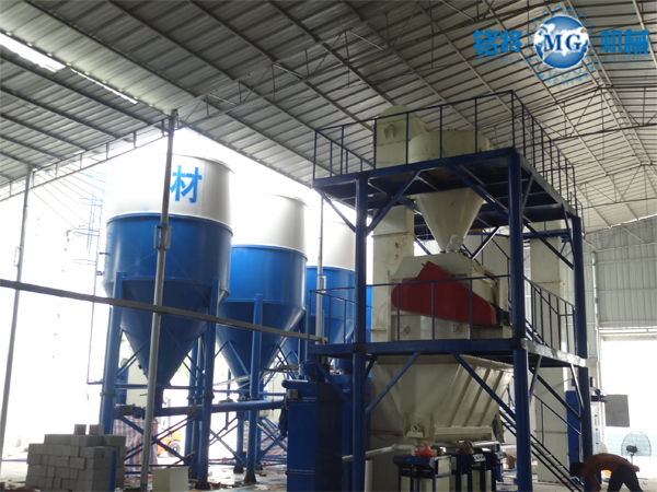 幹粉砂漿攪拌機的機器零件破損速度（dù）快的原因