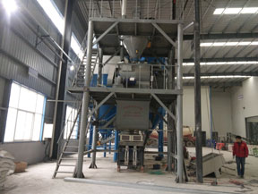 幹粉（fěn）砂漿設備廠家如何控製（zhì）好幹粉生產線（xiàn）的質量