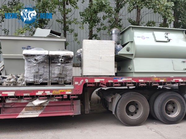 江西(xī)吉安幹(gàn)粉砂漿(jiāng)成套設備已經發貨 江西吉安幹粉砂(shā)漿成套設備已經發貨