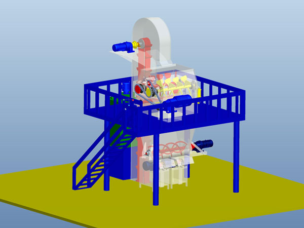 節能型幹粉砂漿生產線