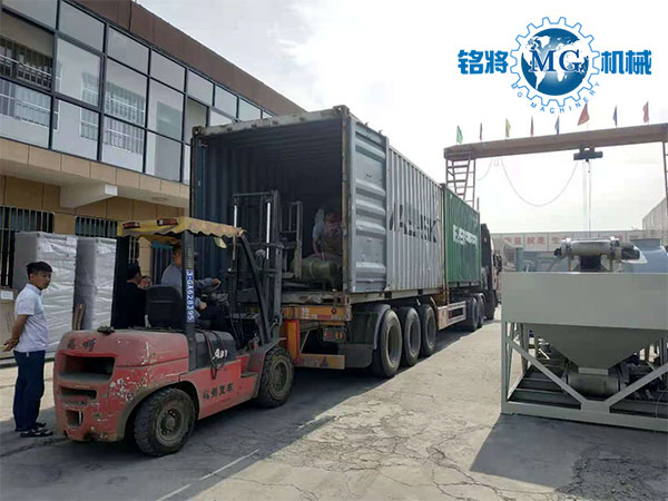 烏幹達幹粉（fěn）砂漿生產設備發貨中