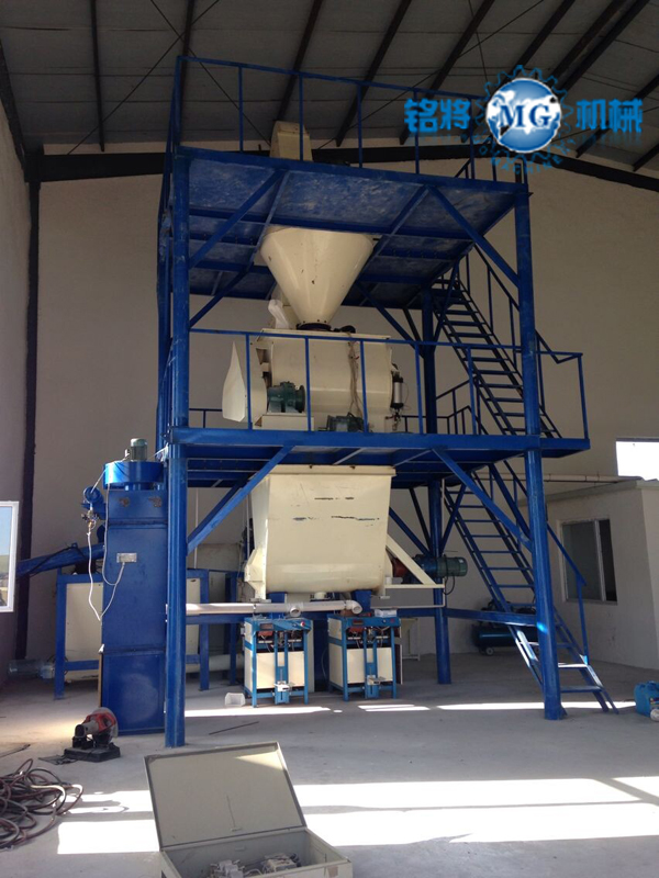 蒙古烏蘭巴托年產5萬噸（dūn）全自（zì）動幹粉砂漿生產線