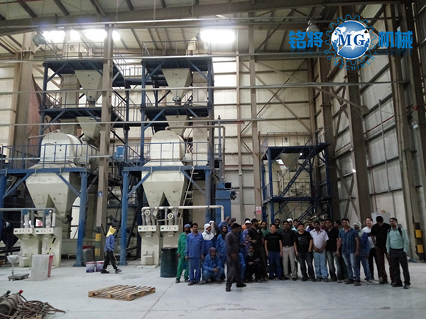 阿聯酋迪拜智能型保溫砂漿（jiāng）生產線