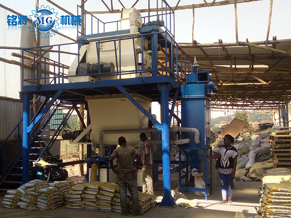 半自動幹粉砂漿生產線