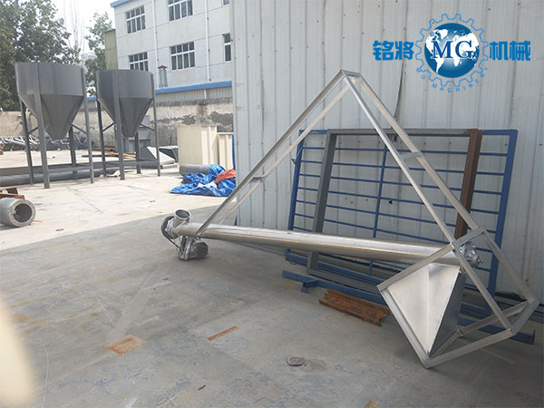 幹粉砂漿設備選用螺旋輸送機還是鬥式提升機？