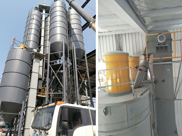 幹粉砂漿（jiāng）設備選用螺（luó）旋輸送機還是鬥式（shì）提（tí）升機？