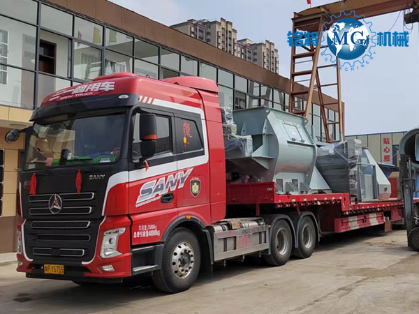 繼續（xù）發貨（huò）！幹粉砂漿設備繼續發往南京鱷魚集團