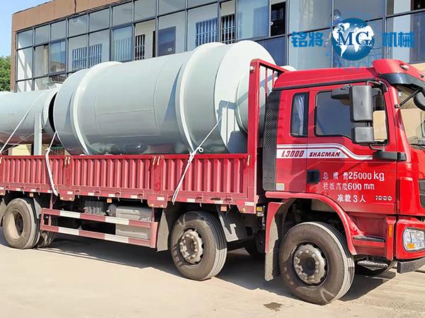 陝西（xī）幹粉（fěn）砂漿設備發貨現場