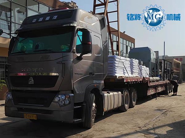 內蒙幹混砂漿（jiāng）設備（bèi）發貨現場