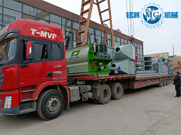 甘肅時（shí）產20噸幹粉砂漿生產線已發（fā）貨！