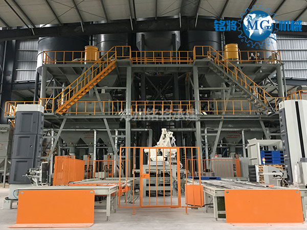 生產（chǎn）膩子粉需要什麽機器，哪些原料？