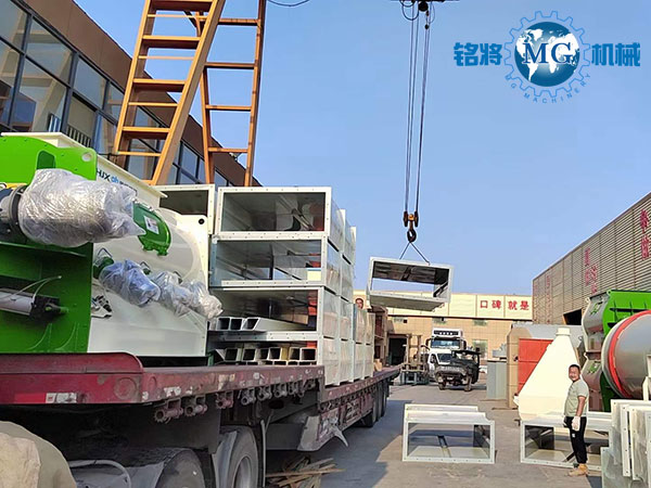 陝西鹹陽兩套特種砂漿生產線發貨中