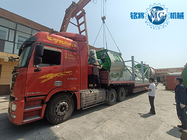 陝西榆林年產二十萬噸（dūn）幹混砂漿設（shè）備發貨