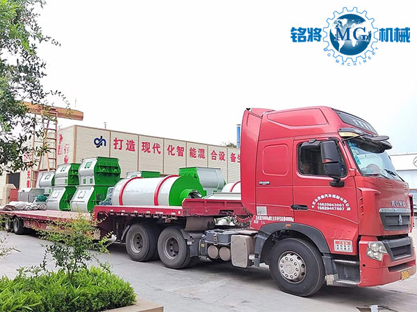 江西（xī）鷹潭幹粉砂漿設備發貨！