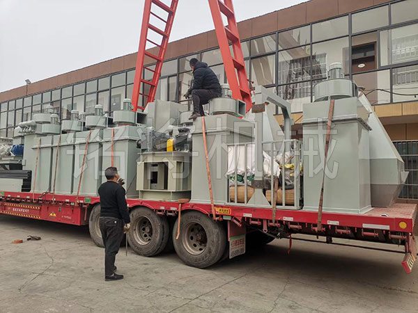 全自（zì）動幹粉砂漿生產線發貨現場